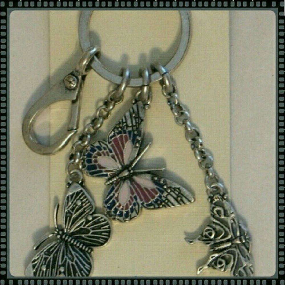 Lucky Brand Butterfly Bag/Keychain~NEW